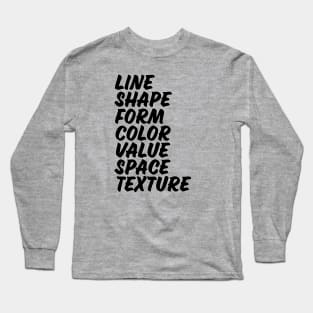 Elements of Art Long Sleeve T-Shirt